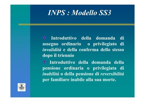 MODELLO SS3 DA SCARICA