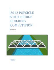 2012 POPSICLE STICK BRIDGE BUILDING COMPETITION - APEGBC