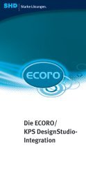 Die ECORO/ KPS DesignStudio- Integration - SHD