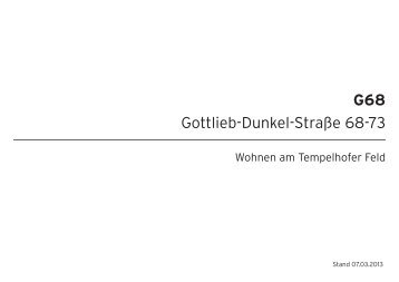 G68 Gottlieb-Dunkel-StraÃe 68-73 - Das WOHNPORTAL Berlin!