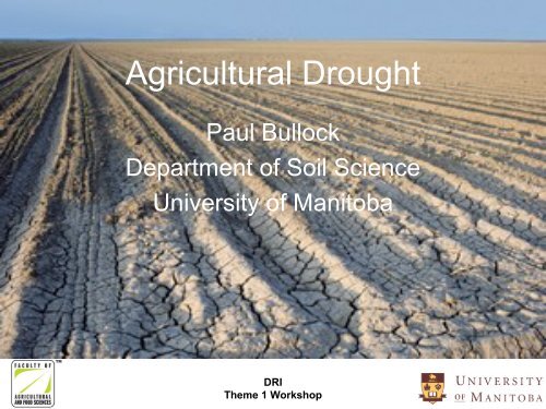 Paul Bullock - Agricultural Drought