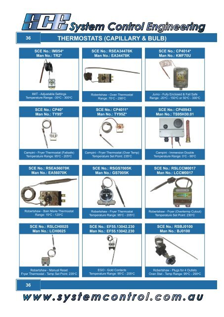 Commercial Gas Catalogue - System Control Engineering