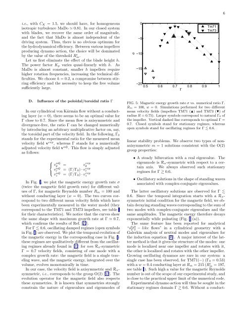 Towards an experimental von Karman dynamo: numerical studies ...