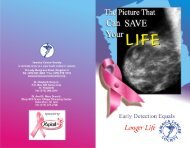 Mammography Brochure - The Jamaica Cancer Society