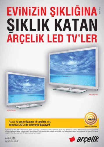 geçerli olup, üretim ve stok imkânlar› ile s›n›rl›d›r ... - Arçelik