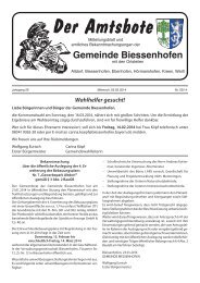 Gemeinde Biessenhofen - Verwaltungsgemeinschaft Biessenhofen