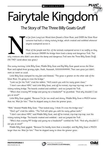 The Story of The Three Billy Goats Gruff - Scholastic