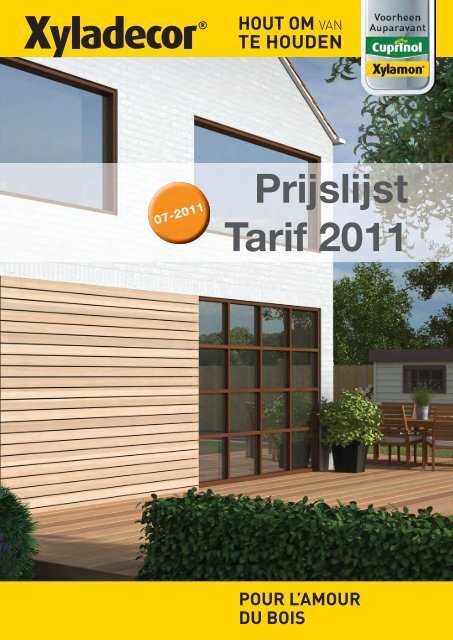 Prijslijst Tarif 2011 - BigMat