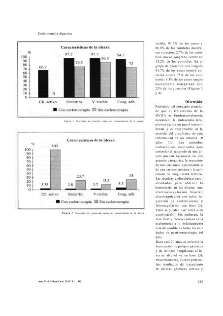 Escleroterapia en sangrado digestivo alto por úlcera péptica Estudio ...