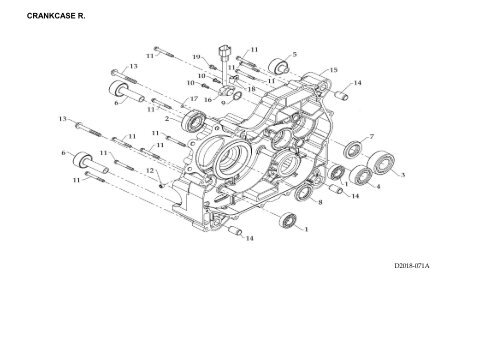 cylinder head cover & camshaft dinli centhor 700 engine list