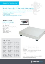 Best in class scales for the retail environment...