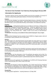 Application Form - British Veterinary Nursing Association