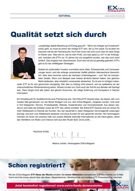 ETf-Matrix - EXtra-Magazin