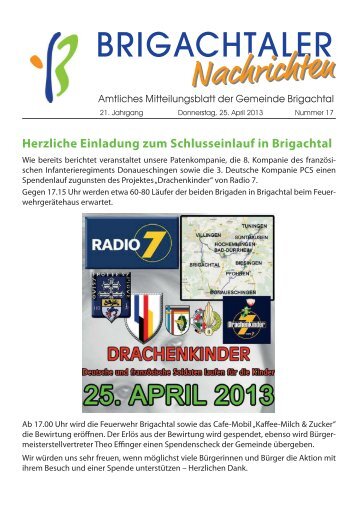 Nachrichten - Gemeinde Brigachtal