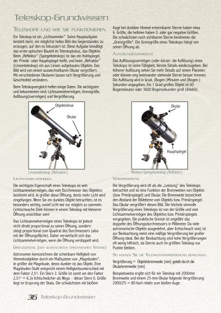 Celestron Teleskope 2009/2010 - Baader-Planetarium GmbH