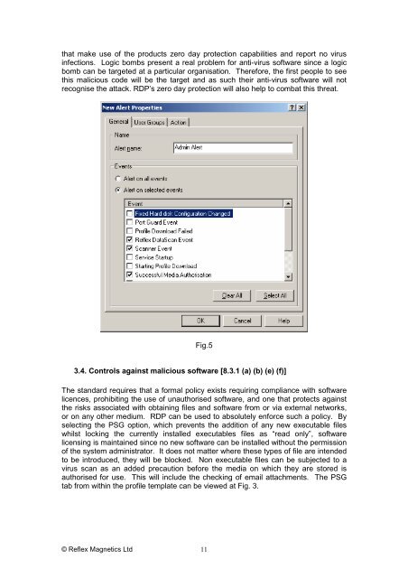 Using Reflex Disknet Pro to Aid Compliance with BS 7799 & ISO/IEC ...