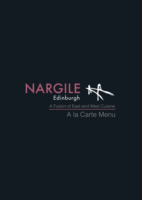 A La Carte - Edinburgh Menus