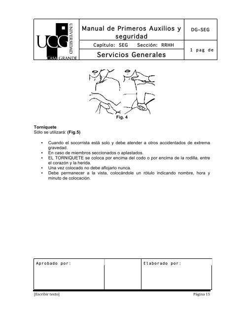 Primeros Auxilios - Universidad Casa Grande