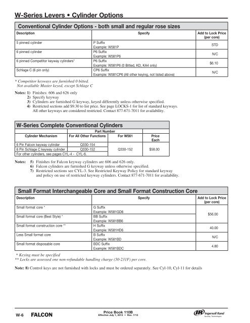 FALCON JULY 2013 REV 7-20-13 PRICE BOOK.pdf - Access ...