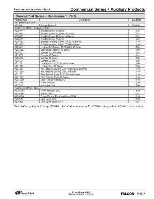 FALCON JULY 2013 REV 7-20-13 PRICE BOOK.pdf - Access ...