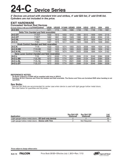 FALCON JULY 2013 REV 7-20-13 PRICE BOOK.pdf - Access ...