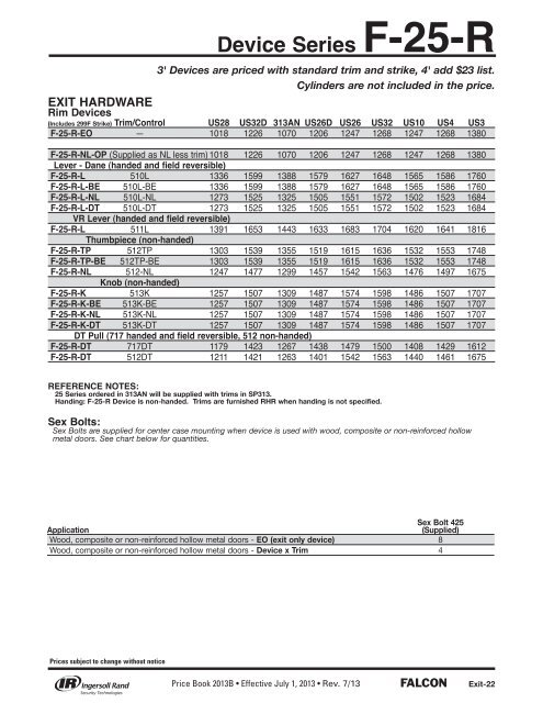 FALCON JULY 2013 REV 7-20-13 PRICE BOOK.pdf - Access ...