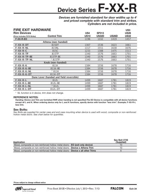 FALCON JULY 2013 REV 7-20-13 PRICE BOOK.pdf - Access ...