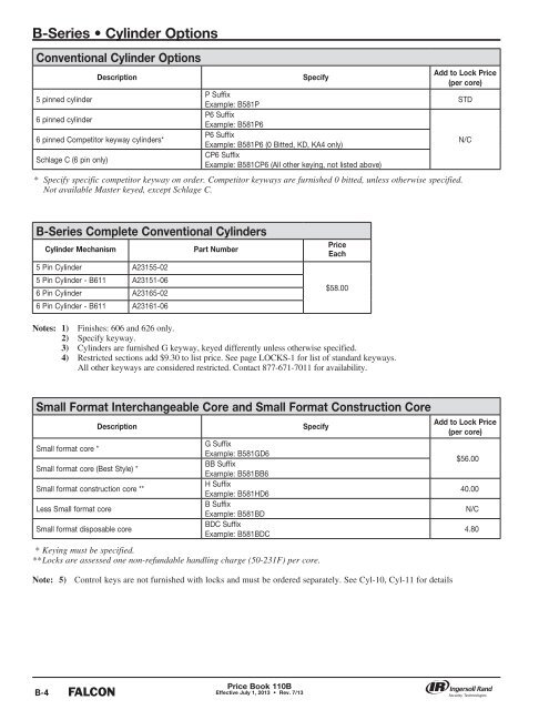 FALCON JULY 2013 REV 7-20-13 PRICE BOOK.pdf - Access ...