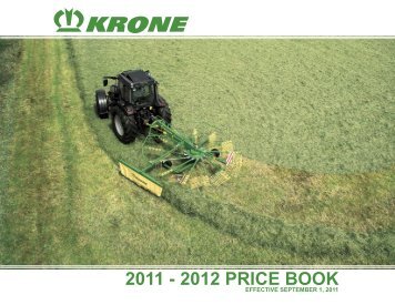2011 - 2012 PRICE BOOK - Krone North America