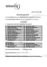 Sitzung vom 05.11.2008 (86 KB) - .PDF - Gemeinde Wilhering