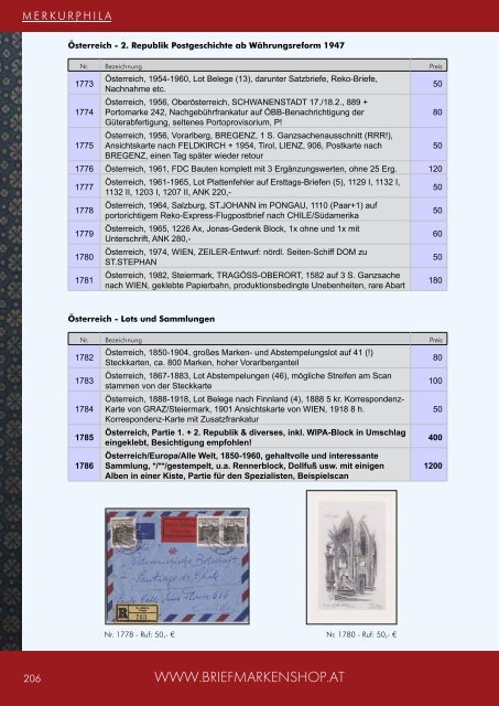 Klassik Partien ab Seite 112 - 16. Auktion