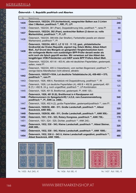 Klassik Partien ab Seite 112 - 16. Auktion