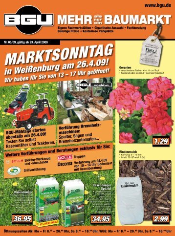 rEDUZIErt! - BGU Baumarkt