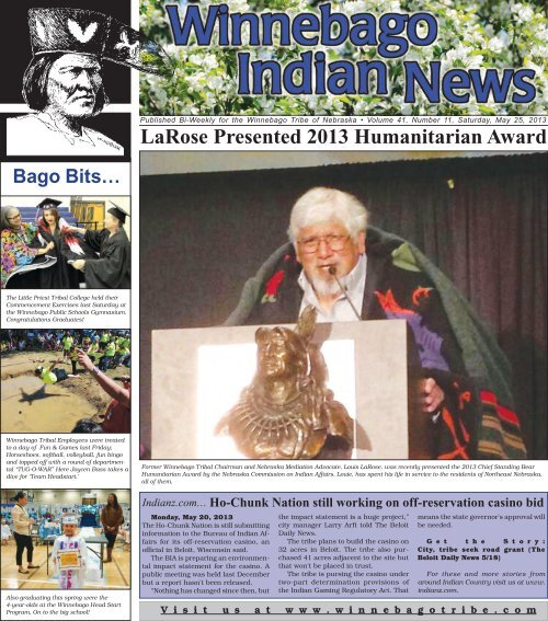 052513 Winnebago Tribe of Nebraska