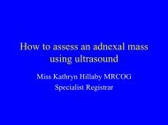 How to assess an adnexal mass using ultrasound