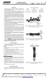 FEBCO Master SeriesÂ® INSTALLATION INSTRUCTIONS 850/856 ...