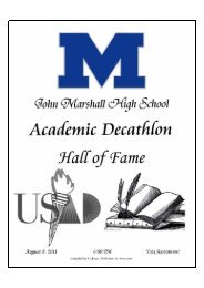 JMHS AcaDeca History.pdf - John Marshall High School