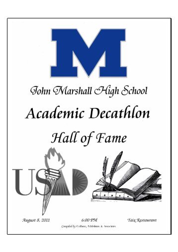 JMHS AcaDeca History.pdf - John Marshall High School