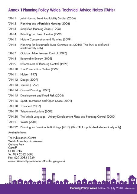 Planning Policy Wales - Brecon Beacons National Park