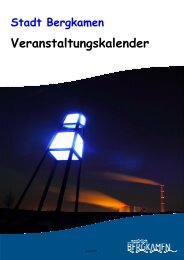 Stadt Bergkamen Veranstaltungskalender - Bergkamen-Info