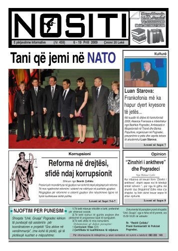 19 Prill 2009 (Nr. 459) - Gazeta Nositi