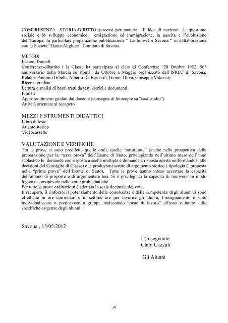 Documento 15 maggio 2011_12 5 G - liceo della rovere