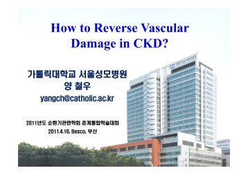 How to Reverse Vascular Damage in CKD?
