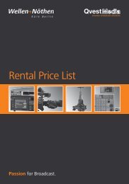 Rental Price List - Wellen+NÃ¶then