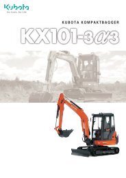 KX101-3a3 - KUBOTA Baumaschinen GmbH