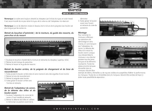 Empire BT-4 Markers Manual_French.indd - Paintball Solutions