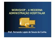 A MODERNA ADMINISTRAÃÃO HOSPITALAR - Rede InovarH