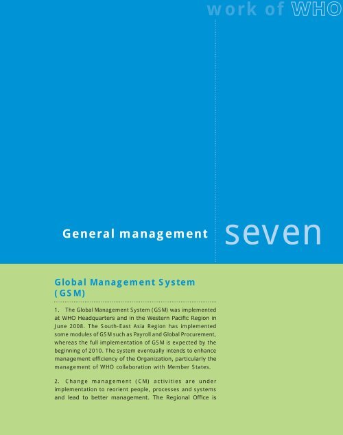 Global Management System WHO SEAR Digital Repository