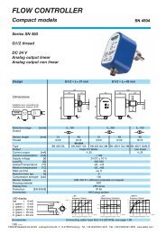 FLOW CONTROLLER - Tablar Messtechnik GmbH