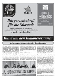 RUDI 03/2010 - Bürger-Gesellschaft Südstadt